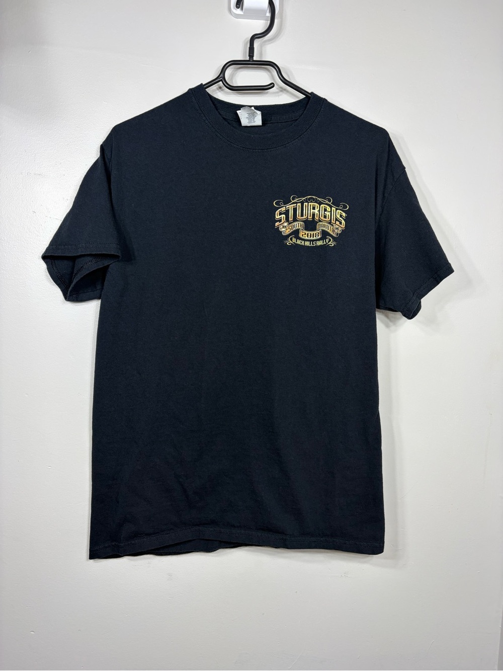 2018 Sturgis Motorcycle Rally T Shirt Medium Black 78th Annual Black Hills Biker